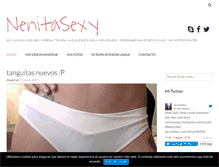 Tablet Screenshot of nenitasexy.com